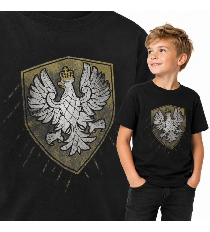 Koszulka dziecięca Patriotyczna  DEUS HONOR PATRIE 3